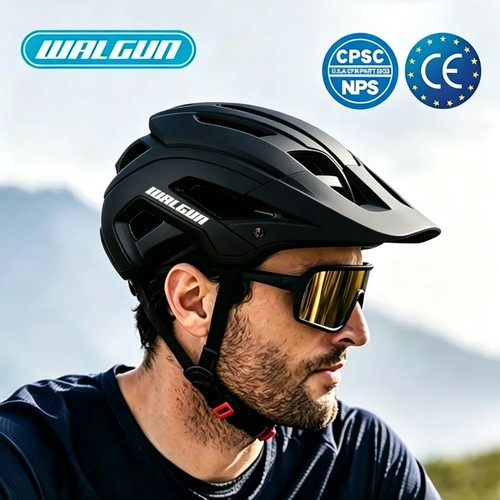 Trail mtb cycling helmet - helmet, adult