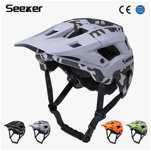Seeker mtb cycling helmet - cycling, camo
