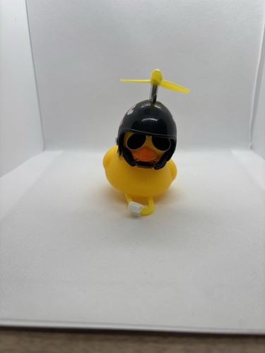 Yellow duck pilot helmet - duck,
