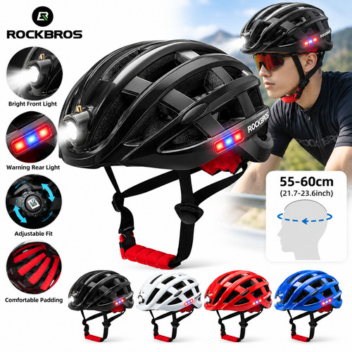 Rockbros bike helmet with - rockbros,